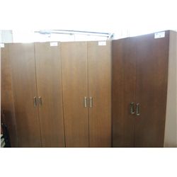 CHERRY 6' DOUBLE DOOR CABINET