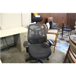 BLACK MESH HIGH BACK TASK CHAIR