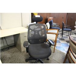 BLACK MESH HIGH BACK TASK CHAIR