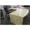 Image 2 : MAPLE BOW FRONT EXECUTIVE L-SHAPE DESK