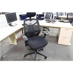 BLACK MESH HIGH BACK TASK CHAIR