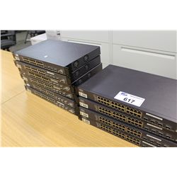 LOT OF 10 DELL NETWORK SWITCHES