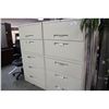 Image 2 : GLOBAL BEIGE 5 DRAWER LATERAL FILE CABINET