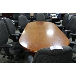 MAHOGANY 8' BOARD ROOM TABLE