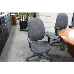 GREY PATTERN HIGH BACK MULTILEVER TASK CHAIR