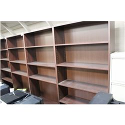 MAHOGANY 6' BOOKCASE