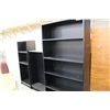 Image 1 : 3 BLACK BOOKCASES