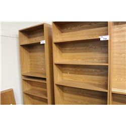 OAK 6.5' BOOKCASE