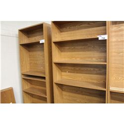 OAK 6.5' BOOKCASE