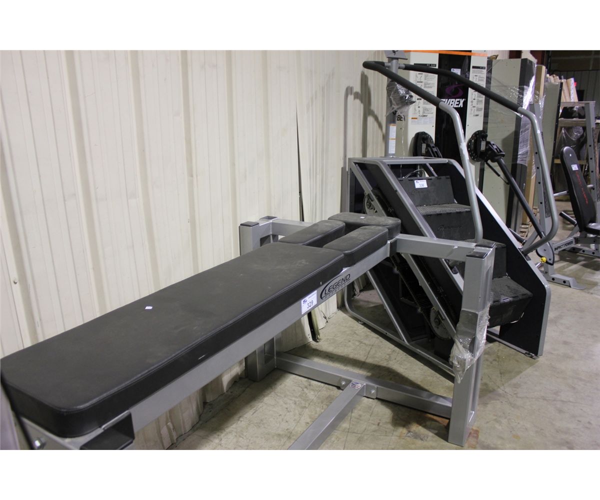Legend Fitness Commercial Forward Bar Weight Curl Bench