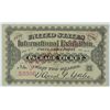 Image 1 : 1876 PHILADELPHIA INTERNATIONAL EXHIBITON TICKET CU (RED OVERPRINT, RED SERIAL #