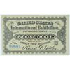 Image 1 : 1876 PHILADELPHIA INTERNATIONAL EXHIBITON TICKET CU (NO OVERPRINT, BLUE SERIAL #