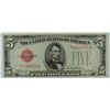 Image 1 : 1928 $5 US NOTE CU (RED SEAL)