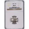 Image 1 : 1944 MERCURY DIME, NGC MS-65  WHITE