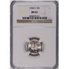 Image 1 : 1944-S MERCURY DIME, NGC MS-65  WHITE