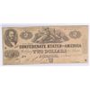 1862 $2 Confederate States Of America