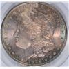 Image 2 : 1879-S MORGAN SILVER DOLLAR, PCGS MS-65  GREAT COLOR BOTH SIDES!