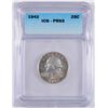 Image 1 : 1942 WASHINGTON QUARTER, ICG PROOF-65