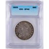 Image 1 : 1825 BUST HALF DOLLAR, ICG EF-40