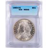 Image 1 : 1883-CC MORGAN SILVER DOLLAR, ICG MS-65