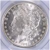 Image 2 : 1890 MORGAN SILVER DOLLAR, PCGS MS-63+  WHITE