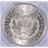 Image 3 : 1890 MORGAN SILVER DOLLAR, PCGS MS-63+  WHITE