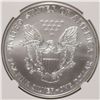 Image 3 : 2003 AMERICAN SILVER EAGLE, NGC MS-70, BROWN LABEL  PERFECT!!