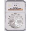 Image 1 : 2004 AMERICAN SILVER EAGLE NGC MS-70!  RARE!!  PERFECT!!