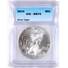 Image 1 : 2014 AMERICAN SILVER EAGLE, ICG MS-70!   PREFECT!