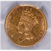 Image 2 : 1860 $3 Gold PCGS AU-53