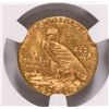 Image 3 : 1909 $2.5 Gold Indian NGC AU-58