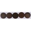 Image 2 : LOT of (5) LARGE CENTS, 1817, 1818, 1819, 1821, 1822, VARIOUS GRADES
