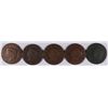 Image 1 : LOT of (5) LARGE CENTS, 1819, 1826, 1828, 1832, 1833, VARIOUS GRADES