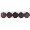 Image 1 : LOT of (5) LARGE CENTS, 1821, 1827, 1831, 1834, 1835, VARIOUS GRADES