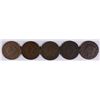 Image 1 : LOT of (5) LARGE CENTS, 1824, 1828, 1829, 1837, 1838, VARIOUS GRADES