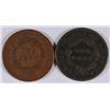 Image 2 : 2- LARGE CENTS, 1833 & 1839