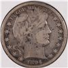 Image 1 : 1894 BARBER HALF DOLLAR VF-25