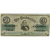 Image 1 : 1861 $50 CONFEDERATE STATES OF AMERICA (T-16)