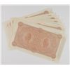 Image 2 : ( 10 ) PCS UNCIRCULATED 1883 URUGUAY 10 PESOS NOTES, RARE!!