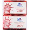 Image 1 : (2) US SILVER PROOF SETS (01, 03)