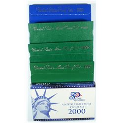 (5) US PROOF SETS (83, 94, 95, 96, 00)