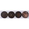 Image 1 : (4) 1821 LARGE CENTS (HOLED, FILLERS)