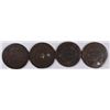 Image 2 : (4) 1821 LARGE CENTS (HOLED, FILLERS)