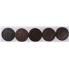 Image 1 : (5) 1821 LARGE CENTS (FAIRS)