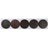 Image 2 : (5) 1821 LARGE CENTS (FAIRS)