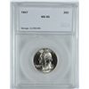 Image 1 : 1947 WASHINGTON QUARTER, SEGS MS-65 GEM