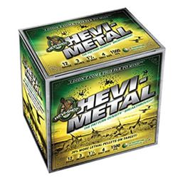 Hevishot 30006 Hevi-Metal Waterfowl 12ga 3" 1-1/4oz 6 Shot 25Bx/10Cs 816383300060 1-case