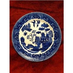 Blue Japanese Willow Style Plate