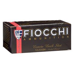 Fiocchi 12LE00BK HV Buckshot 12 ga 2.75" 9 Pellets 00 Buck Shot 10Box/25Case 762344702698 1-case