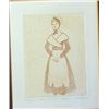 Image 1 : Etching "Pilgram Lady" Numbered Print by Marta-A